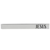 Jesus Tie Bar, Silver