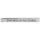 Sword Of The Lord Tie Bar, Silver