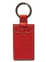 Everlasting Love, Jeremiah 31:3 Keychain, Red