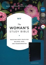 NIV The Woman's Study Bible--genuine leather, black