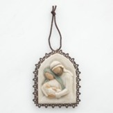 Holy Family Metal-Edged, Ornament, Willow Tree ®