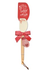 Look To the Lord Spatula Gift Set, Red