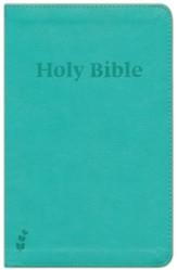 ERV Holy Bible--soft leather-look, teal