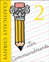 Classically Cursive Ten Commandments Book 2 Second Edition