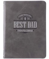 Best Dad Handy Sized Faux Leather Journal