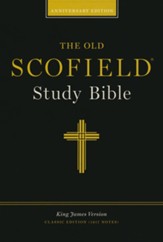 Old Scofield Study Bible Classic Edition, KJV, Genuine Leather burgundy