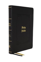 KJV Personal Size, Large Print Reference Bible, Vintage Series, Comfort Print--soft leather-look, black (indexed) - Slightly Imperfect