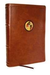 NKJV Life in Christ Bible, Comfort  Print--soft leather-look, brown