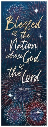 Blessed Nation X-Stand Banner (23 inch x 63 inch)