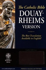 Douay Rheims Bible Ultrasoft Burgundy