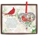 Hope And Love Cardinal Ornament