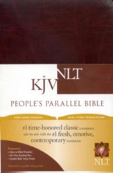 KJV/NLT People's Parallel Bible Burgundy Imitation Leather