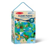 National Park Foundation U.S.A. Park Map Floor Puzzle