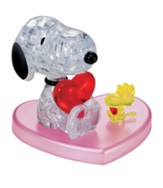 Licensed Snoopy, Heart, Crystal 3D Puzzle