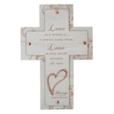 Love Is A Miracle Anniversary Wall Cross