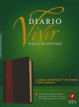 Biblia de Estudio Diario Vivir NTV, SentiPiel Cafe/Cafe Claro  (NTV Life Appl. Study Bible, Soft Leather-Look, Brown/Tan)