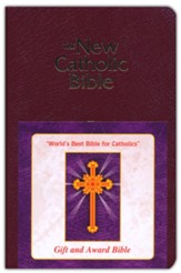 New Catholic Bible Gift & Award Bible Burgundy