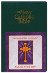 New Catholic Bible Gift & Award Bible Green