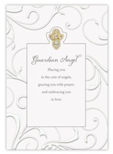 Guardian Angel Gold Pin with Card & Envelope
