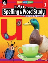 180 Days of Spelling and Word Study for First Grade: Practice, Assess, Diagnose - PDF Download [Download]