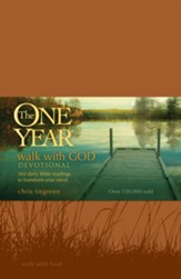 The One Year Walk with God Devotional - LeatherLike (repkg)