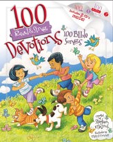 100 Devotions, 100 Bible Songs--Book and CDs