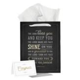 The Lord Bless You and Keep You Gift Bag With Card, Large