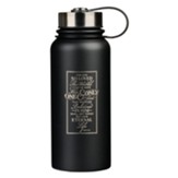 One & Only Son, Stainless Steel Water Bottle, Black