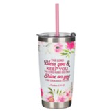 Stainless Steel Travel Mug, Floral