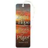 Be Joyful in Hope Bookmark with Tassel
