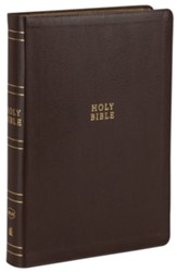 NKJV Super-Giant Print Reference  Bible, Comfort Print--bonded leather, brown