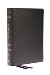 KJV Woman's Full Color Study Bible, Comfort Print--genuine leather, black (indexed) - Slightly Imperfect