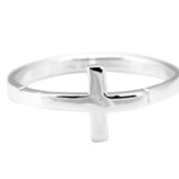 Sideways Cross Ring, Size 7