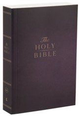 KJV Compact Reference Bible, Comfort Print--softcover, purple