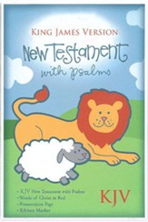 KJV Baby's New Testament and Psalms--imitation   leather, white