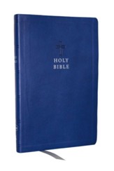 KJV Value Ultra Thinline Bible, Comfort Print--soft leather-look, blue