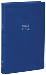 NKJV Value Ultra Thinline Bible, Comfort Print--soft leather-look, blue