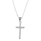 Cross Necklace, Silver