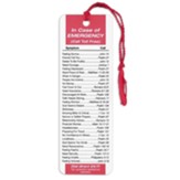 In Case of Emergency Bible Verses Bookmark