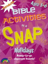 Bible Activities in a Snap: Holidays - PDF Download [Download]