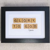 Glory To God Holidays Wordz Sign