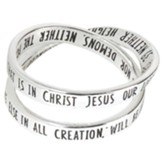 Romans 8:38-39 Mobius Ring, Size 6