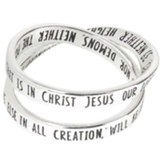 Romans 8:38-39 Mobius Ring, Size 9