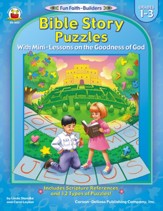 Bible Story Puzzles, Grades 1 - 3: With Mini-Lessons on the Goodness of God - PDF Download [Download]