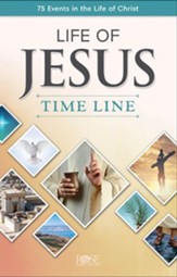 Life of Jesus Time Line: 75 Events in the Life of Christ - pamphlet, 5 pack