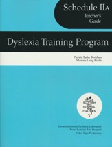 Dyslexia Training Program Schedule 2A, Teacher's Guide  (Homeschool Edition)