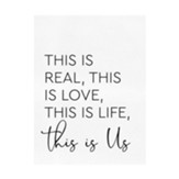 This Is Real, This Is Love, This Is Life, This Is Us Canvas Wall Art