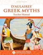 D'Aulaires' Greek Myths, Memoria Press Teacher Guide,  Second Edition