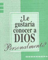 ¿Le Gustaria Conocer a Dios Personalmente? Paq. de 25  (Knowing God Personally tracts, pack of 25)