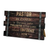 Plaque-Wall/Desktop-MDF-Farmhouse-Pastor 